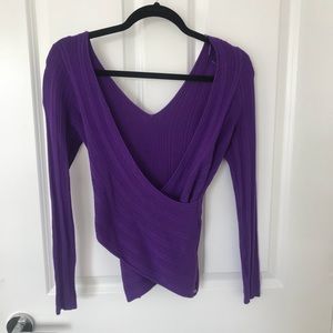 Guess wrap style sweater